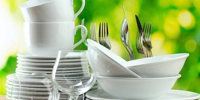 parasitic infection from dishes